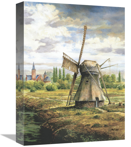 Global Gallery GCS-115768-1216-142 12 x 16 in. Brouwers Windmill Art P