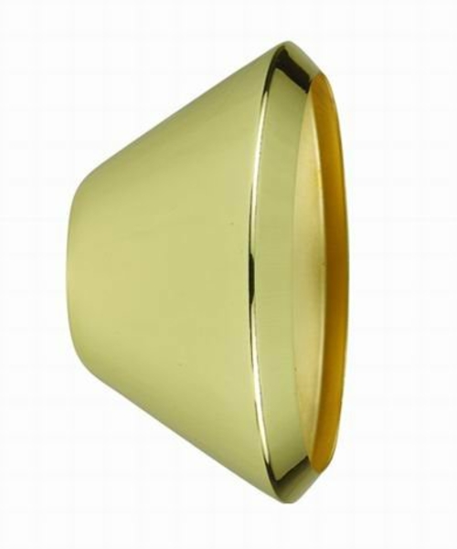 Cal LightingHT-222-SHADE-PB Plated Brass Solid Cone Shade For Par30