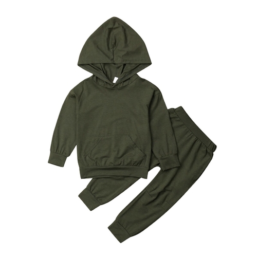 2018 Brand New Kids Girls Hooded Cotton Clothes