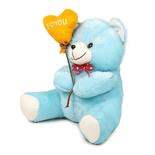 Blue Balloon Teddy Plush Soft Toy For Boys & Girls