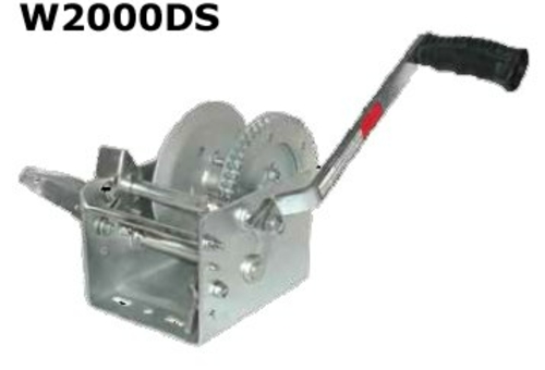 JIF Marine W600D-W 600 lbs Trailer Winch Solid Gear