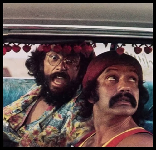 3 Inch Cloth  Patch Cheech And Chong Forever