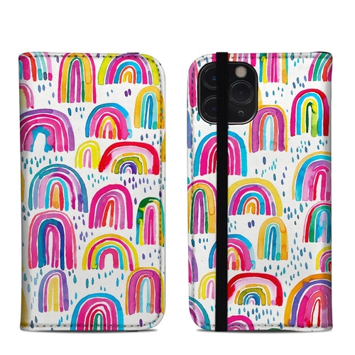 DecalGirl A11PFC-WCRNB Apple iPhone 11 Pro Folio Case - Watercolor Rai