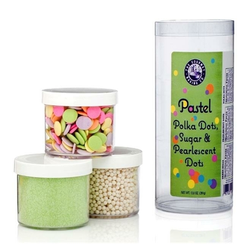 Pepper Creek Farms SS-PASTEL Stacked Sugar Set Pastel - Pack of 6