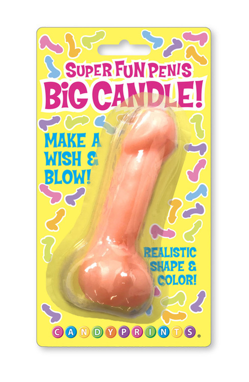 Super Fun Big Penis Candle - Pink