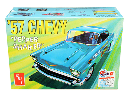 Skill 2 Model Kit 1957 Chevrolet \Pepper Shaker\" 3 in 1 Kit 1/25