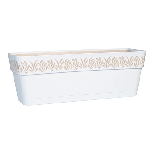 Self-watering planter Stefanplast 3919401 White Beige Plastic