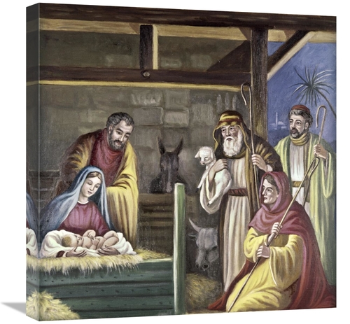 22 in. Adoration of the Shepherds Art Print - Vittorio Bianchini