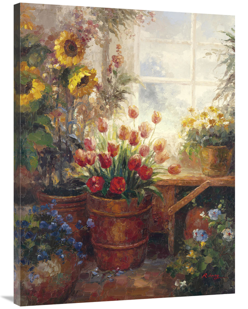 Global Gallery GCS-121143-3040-142 30 x 40 in. Sunflower Garden I Art 