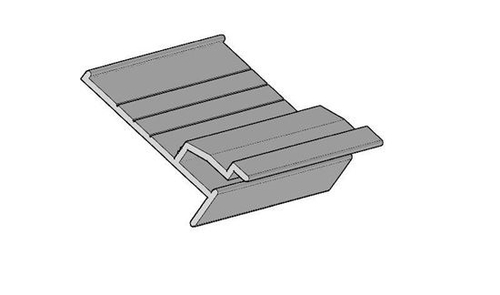 Cardinal Systems T2WN08X15 8 ft. T2 White Notched Straight - 15 Piece