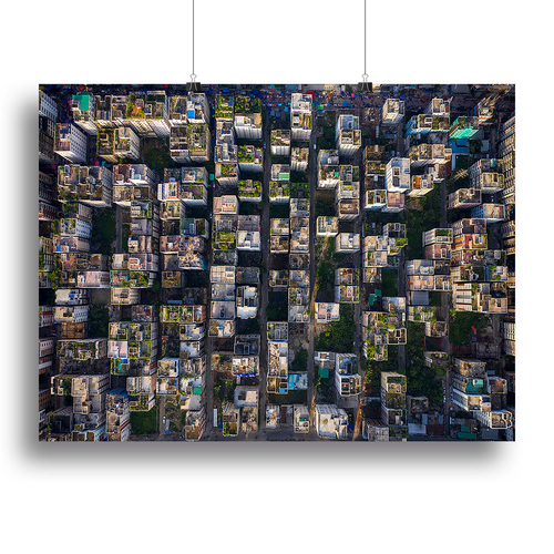 City Rooftops Canvas Print or Poster