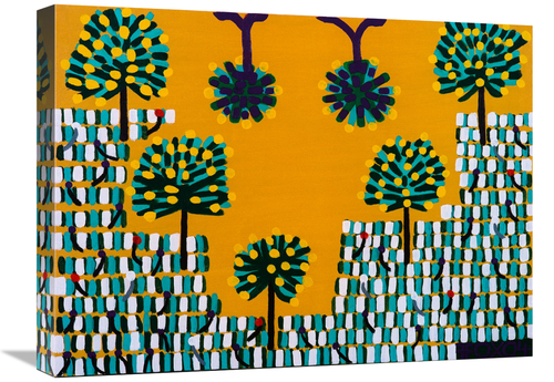 Global Gallery GCS-479172-1824-142 18 x 24 in. 7 Trees Art Print - Ulr