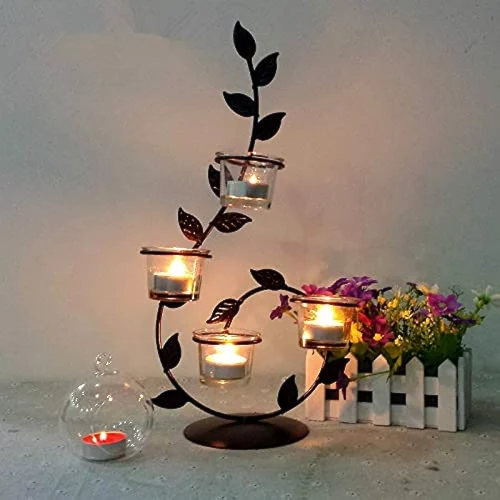 Wrought Iron Tea Light Holder