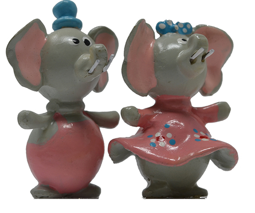 Brushart MARBLE0415 Elephant Couple Marble Figures