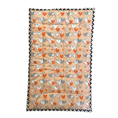 Newborn Baby Godadi, Baby Bed, Mattress Rajai Godari Quilt Rilka Peach