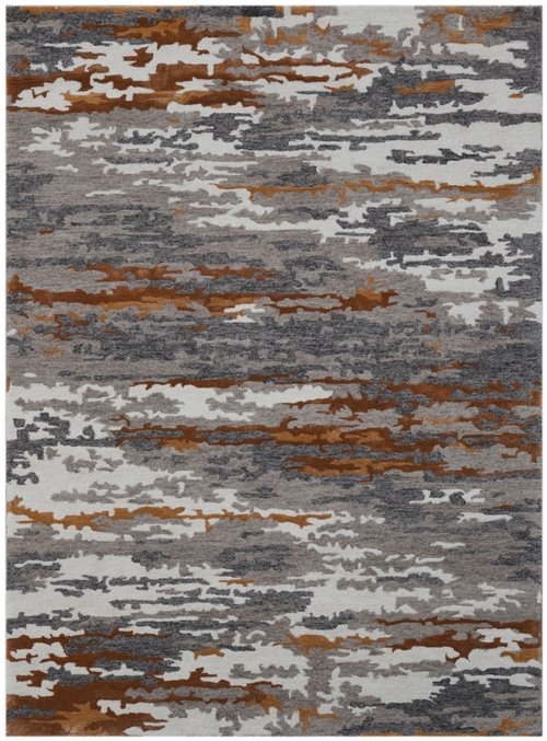 Amer Rugs ABS30508 5 x 8 ft. Abstract Transitional Hand-Tufted & Area 