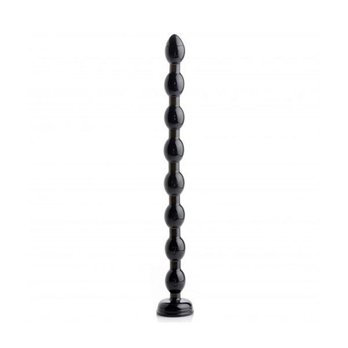 19 Inch Beaded Hose Black