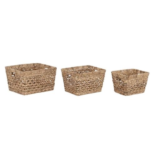 Basket set DKD Home Decor 40 x 35 x 23 cm Boho