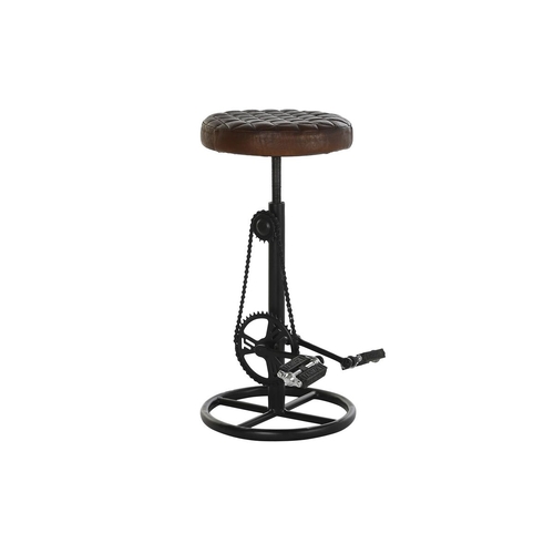 Stool DKD Home Decor 38 x 38 x 63 cm Metal Brown