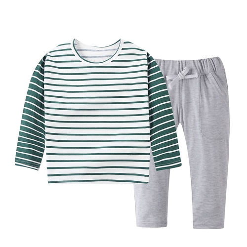 Casual Toddler Kid Baby Boys Girls Striped Long