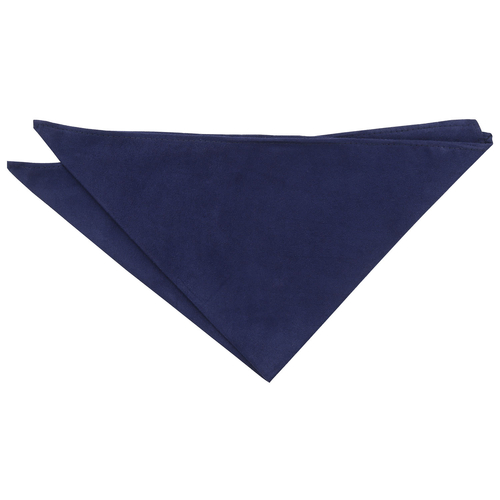 Suede Pocket Square - Indigo