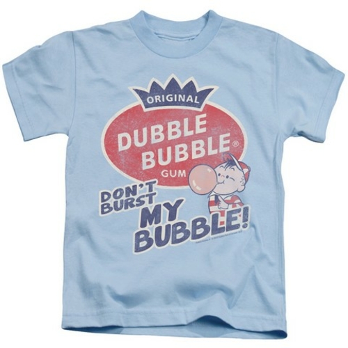 Dubble Bubble-Burst Bubble - Short Sleeve Juvenile 18-1 Tee - Light Bl