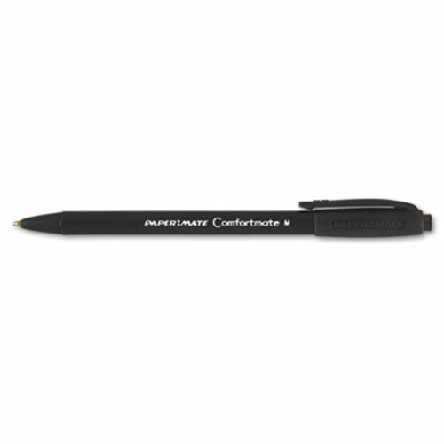 Paper Mate 6330187 ComfortMate Ballpoint Retractable Pen  Black Ink  M