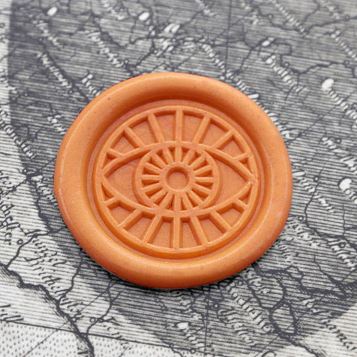 Eye of Egypt Metal Stamp / Wedding Wax Seal Stamp 