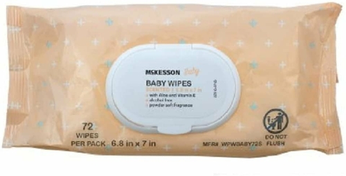 Pack of 864 Scented Baby Wipes 6.8" x 7". Non-Sterile Pre-Moistened