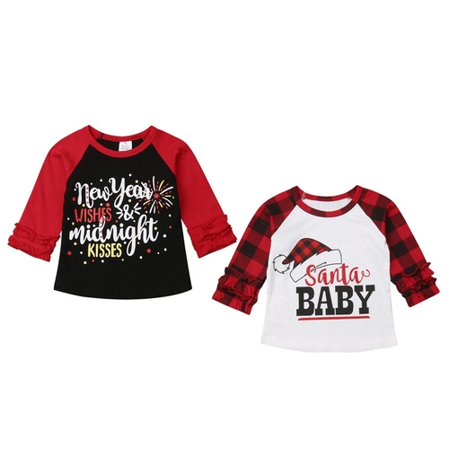 New Year Baby Boy Girls Long Sleeve T shirt