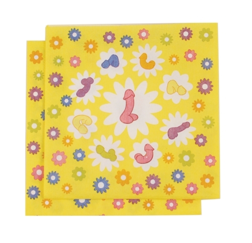 Super Fun Penis Party Napkins - 8 Count