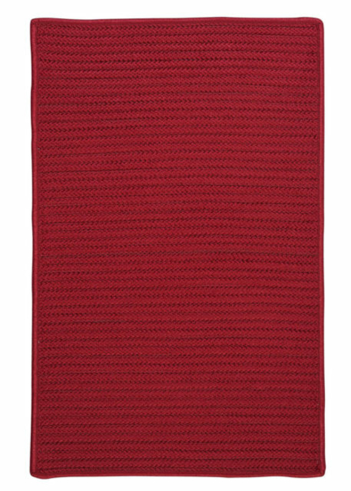 Colonial Mills Rug H578R060X096S Simply Home Solid - Sangria 5 ft. x 8