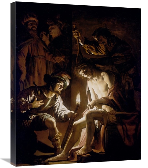 Global Gallery GCS-456172-2228-142 22 x 28 in. Christ Crowned with Tho