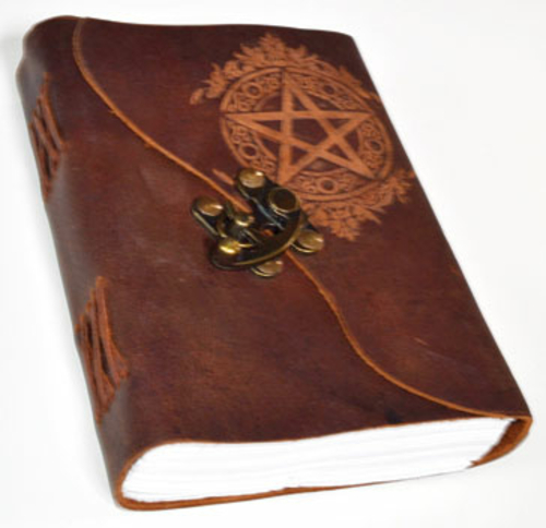 Pentagram leather w/ latch