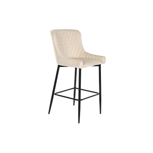 Stool DKD Home Decor Black Beige Metal 58,5 x 48,5 x 96,5 cm 48 x 55 x