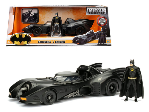 1989 Batmobile with Diecast Batman Figure 1/24 Diecast Model Car by