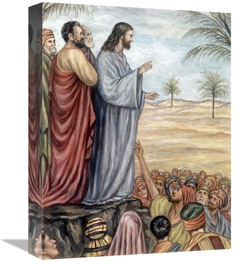 Global Gallery GCS-277825-16-142 16 in. Sermon on the Mount Art Print 