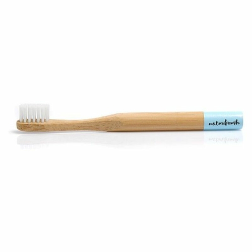 Toothbrush for Kids Naturbrush Cepillo Dental Kids Blue Biodegradable