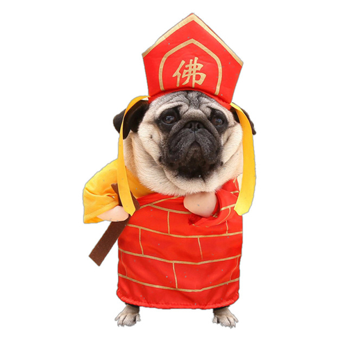 Funny The Journey to the West Pet Costumes Tang