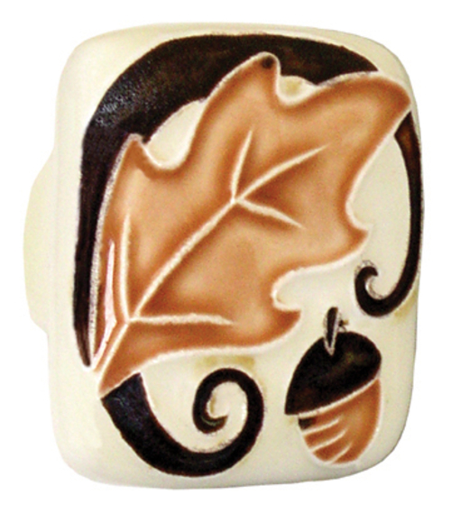 Acorn PS3YP Lg Sq Brown Leaf with Acorn