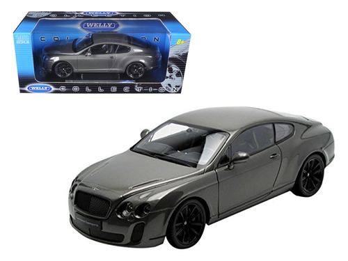 Bentley Continental Supersports Coupe Grey 1/18 Diecast Model Car by