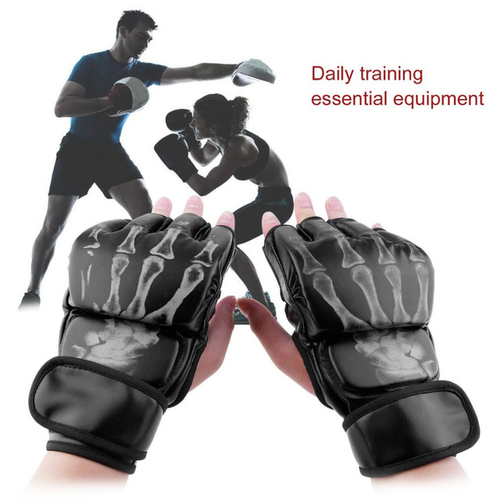 MMA Fight Boxing half finger Gloves MMA Sparring