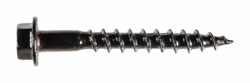 Simpson Strong-Tie 5005066 No.10 x 1.5 in. Hex Wood Screw, Black -