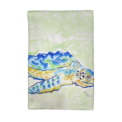 Betsy Drake KT661 Loggerhead Turtle Kitchen Towel