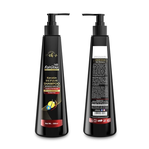 Keratin Repair Shampoo 500ml Paraben Free Everyday Shampoo