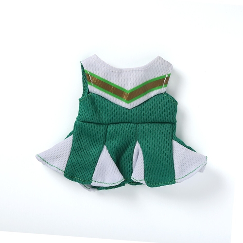 Doodalou Cheerleader - Green White Gold Stripe