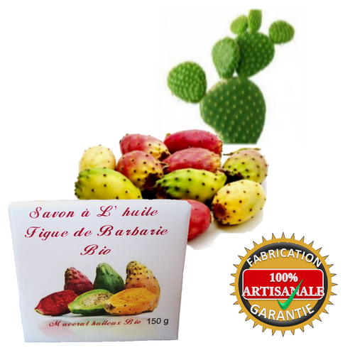 Main Organic prickly pear soap (macerate) 150 g image