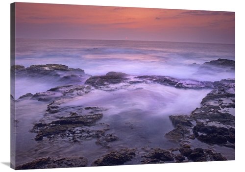 Global Gallery GCS-452108-3040-142 30 x 40 in. Ocean & Lava Rocks At S