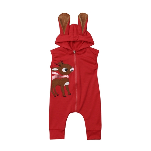 Xmas Lovely Casual Infant Kids Boys Girls Romper