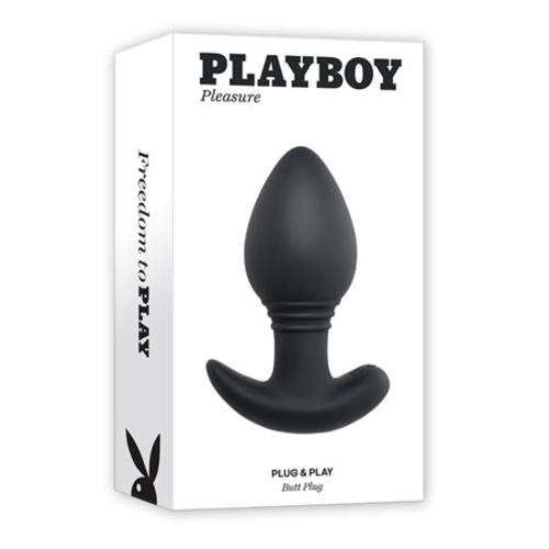 Playboy Plug & Play Rechargeable Remote Controlled Vibrating Silicone